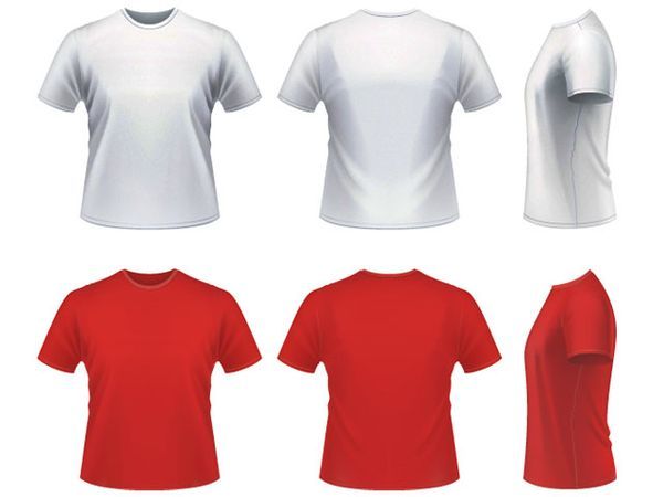 Blank T-Shirt Template