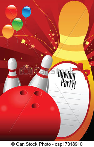 Bowling Party Invitation Templates