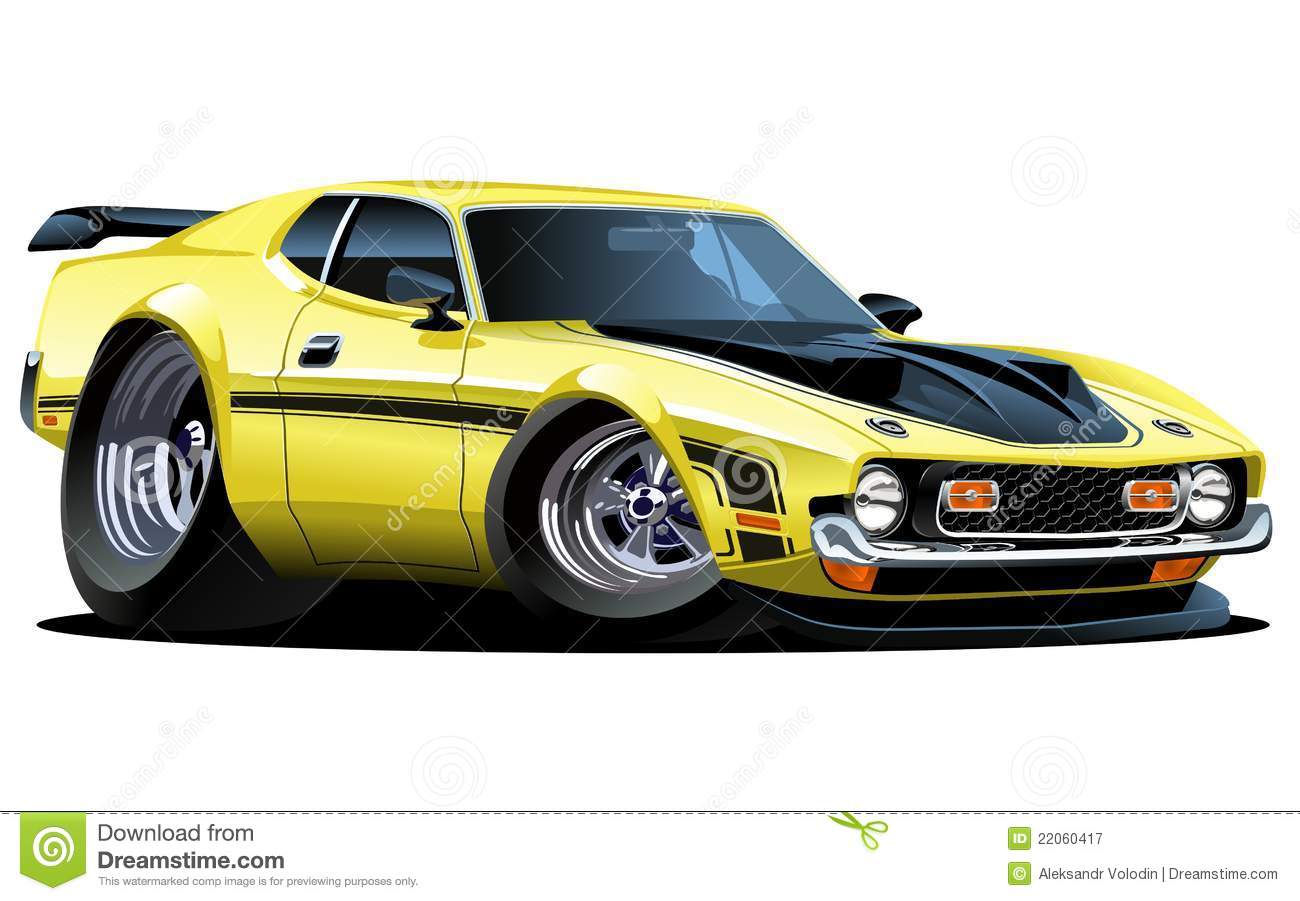 Cartoon Muscle Cars