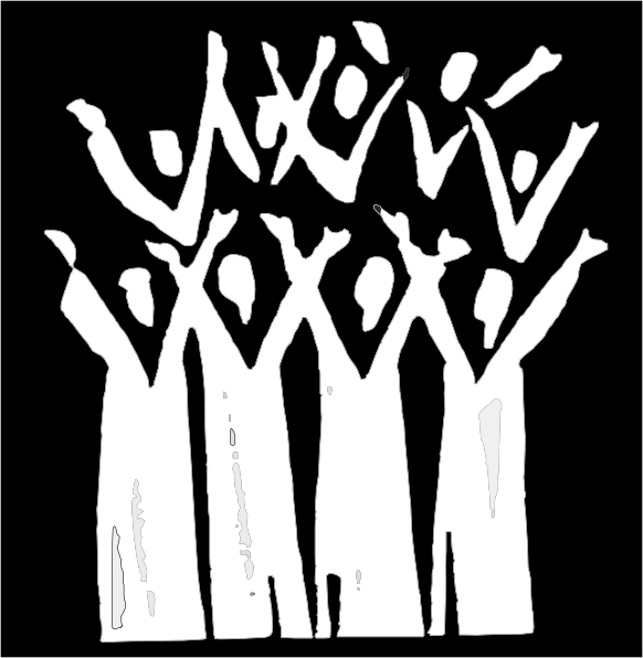 Choir Clip Art Black and White