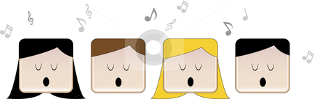 Choir Notes Clip Art