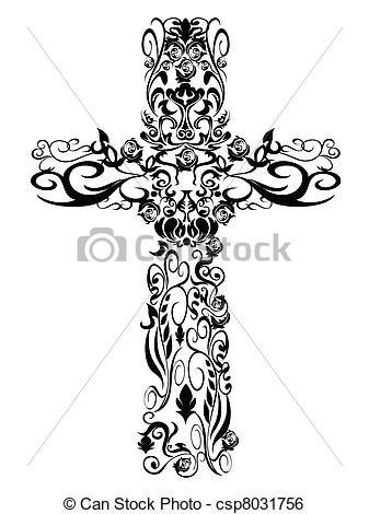 Christian Cross Designs Clip Art