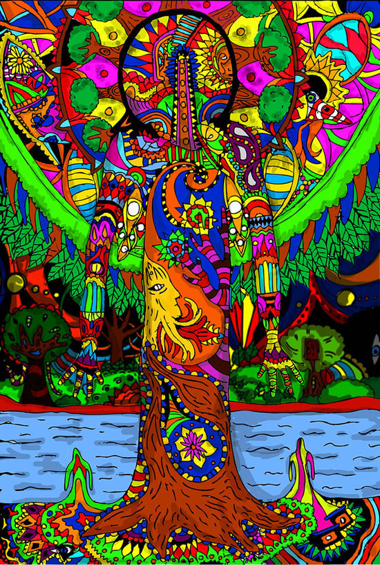 Color Psychedelic Trippy Art