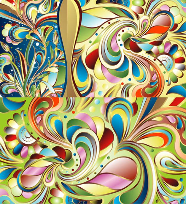 Colorful Abstract Designs Patterns