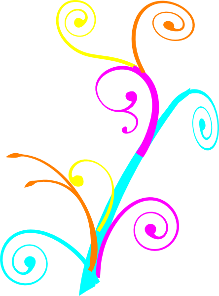 Colorful Swirl Clip Art