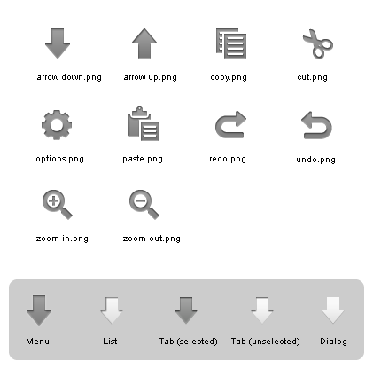 Common Android Icons