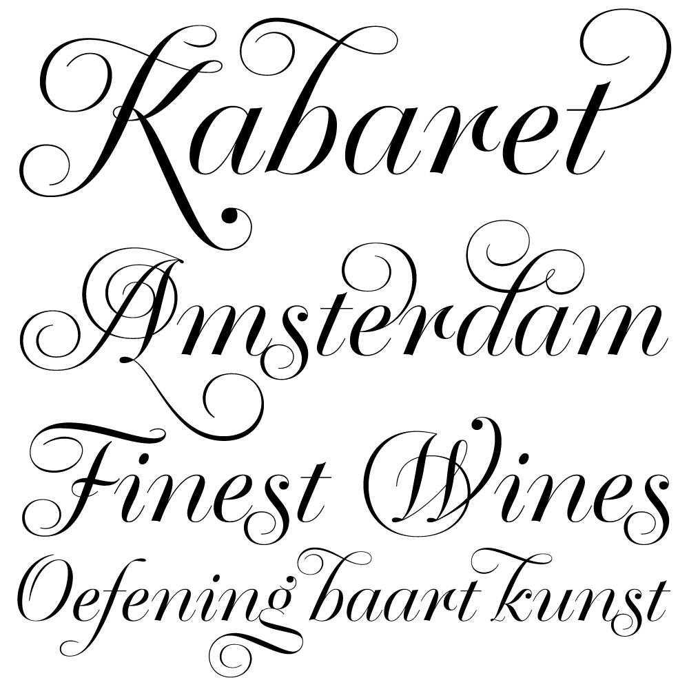 Cursive Bubble Letter Font