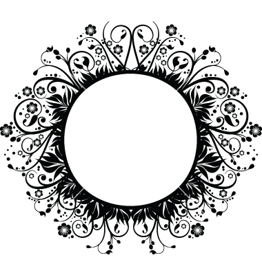 Decorative Circle Border Vector