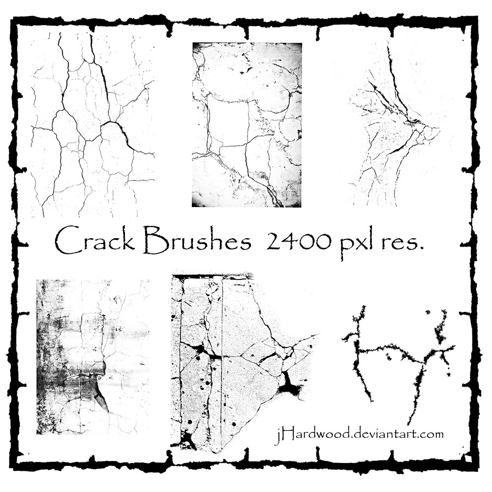 deviantART Photoshop Brushes Cracks