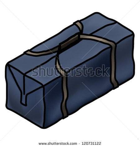 Duffle Bag Vector Art