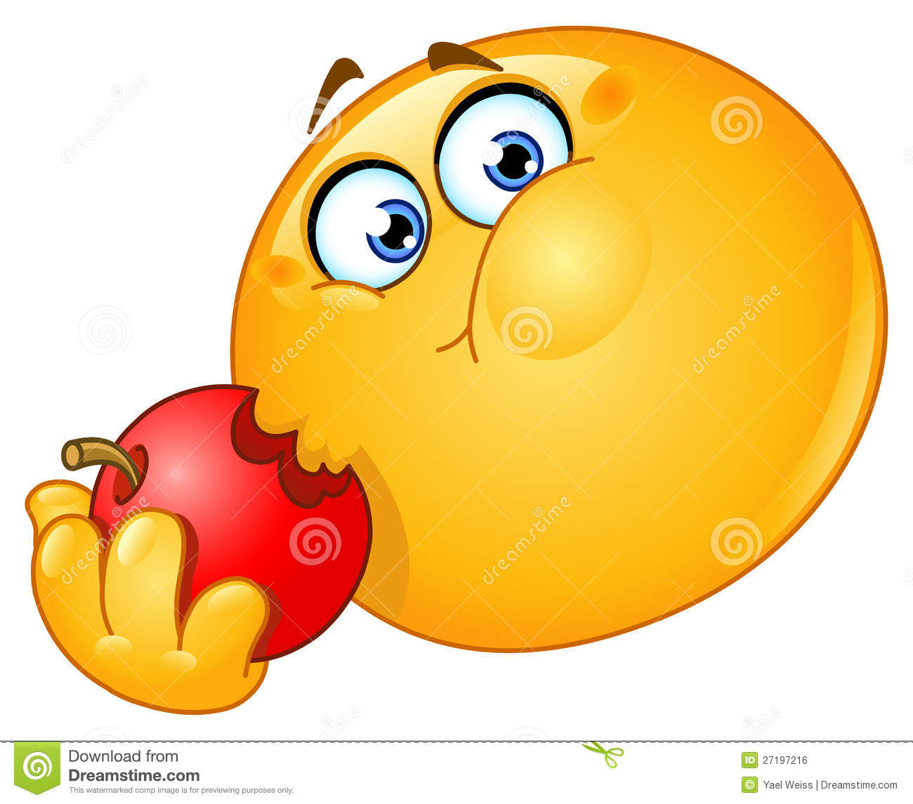 Eating Smiley Emoticon Eating Smiley Emoticon