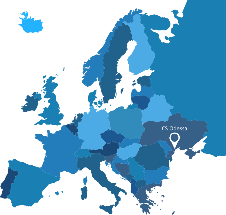 Europe Map Drawing