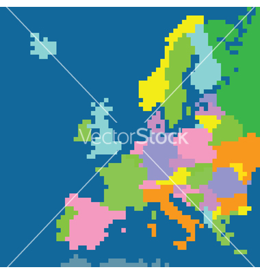 Europe Map Vector Art