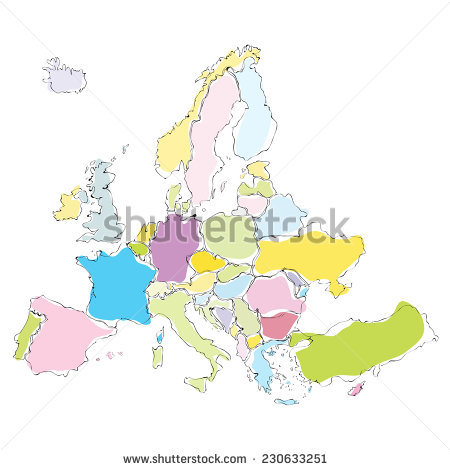 Europe Map Vector