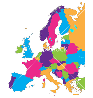 Europe Map Vector