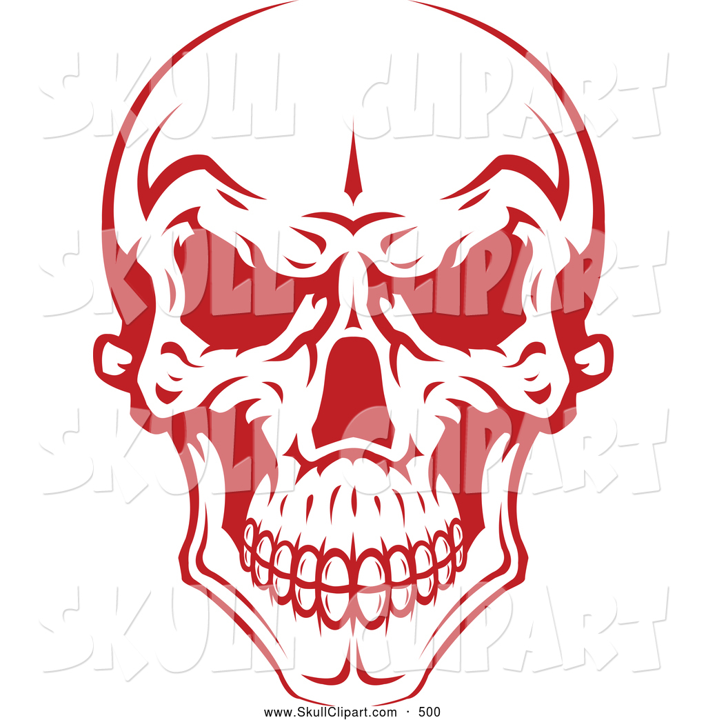 Evil Skull Vector Art