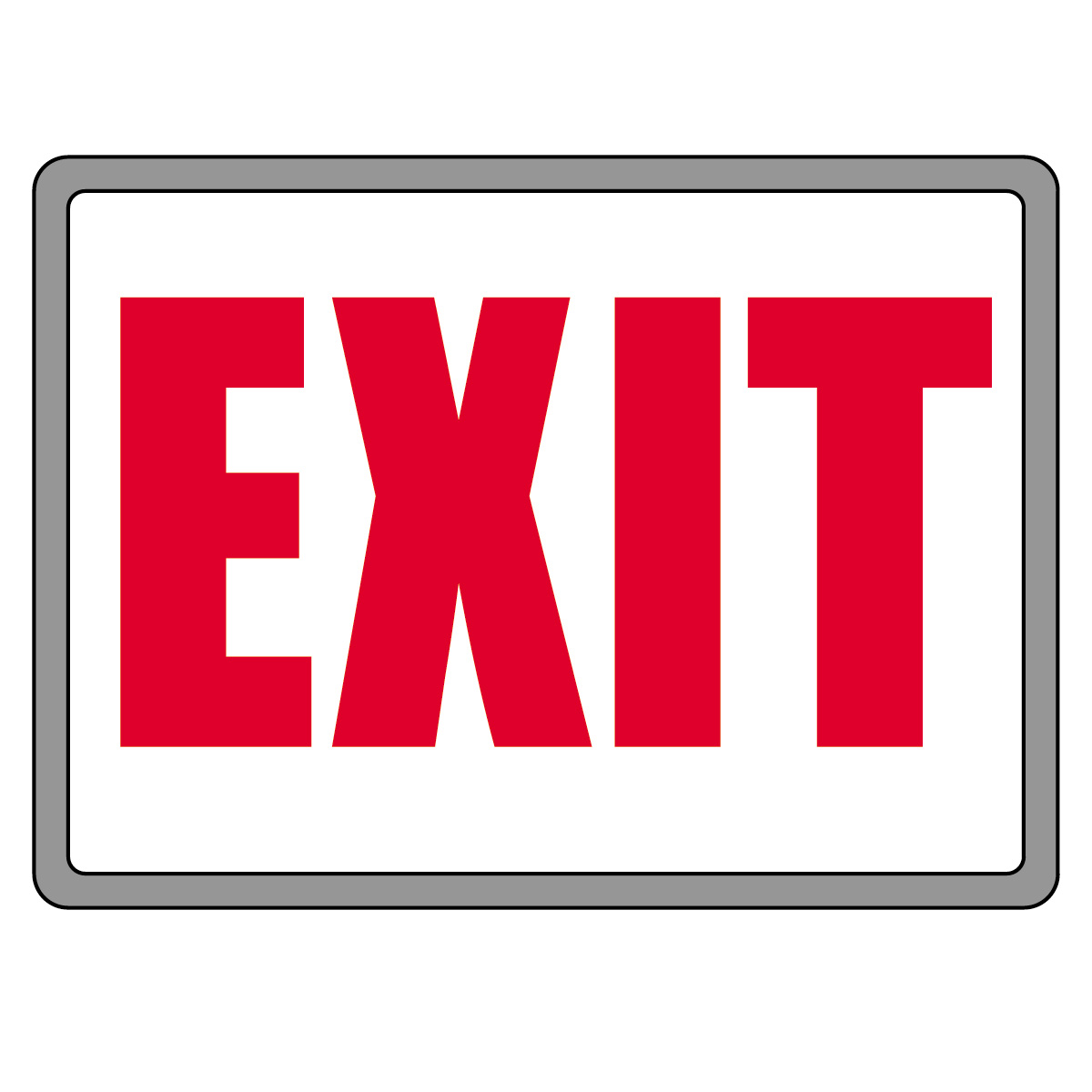 Exit Sign Clip Art