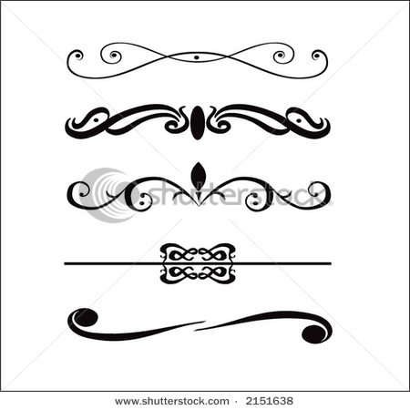 Fancy Vector Borders Clip Art