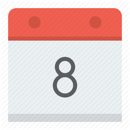 Flat Calendar Icon PNG