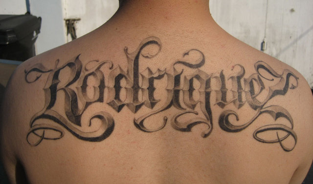 Font for Name Tattoo Lettering