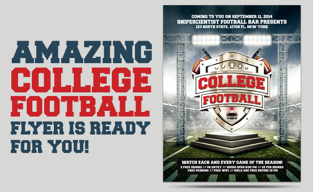 Football Promotional Flyer