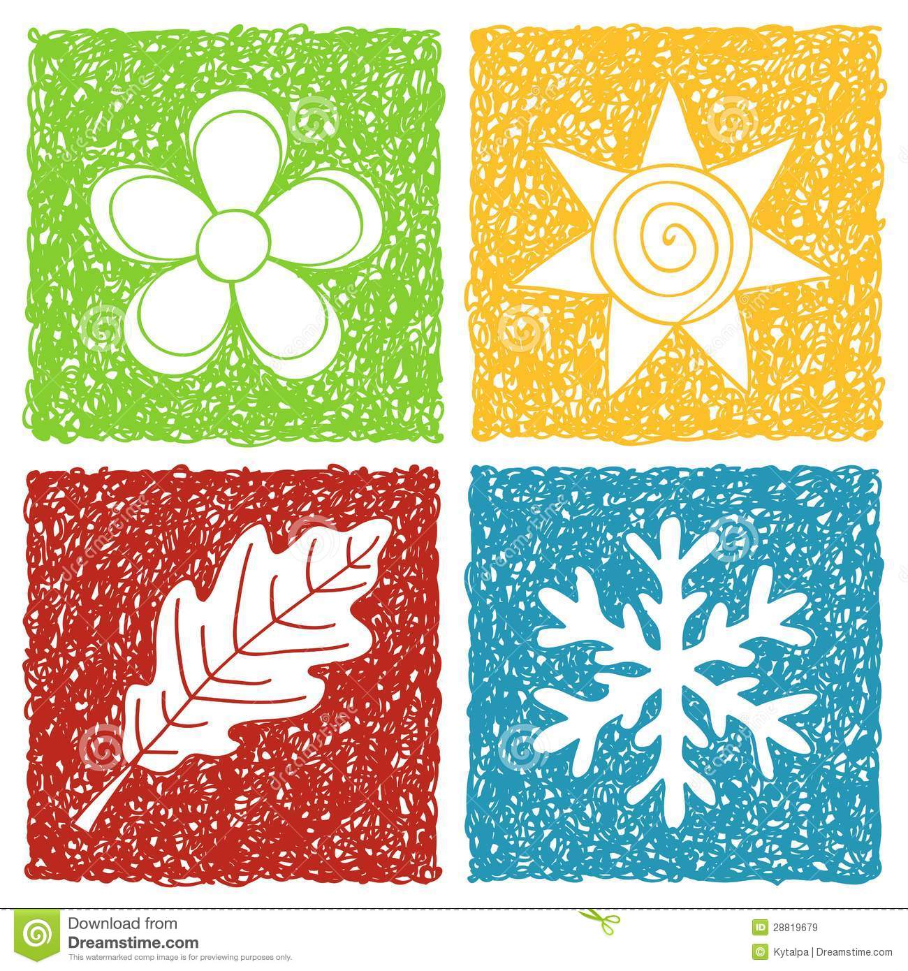 Four Seasons Clip Art Free