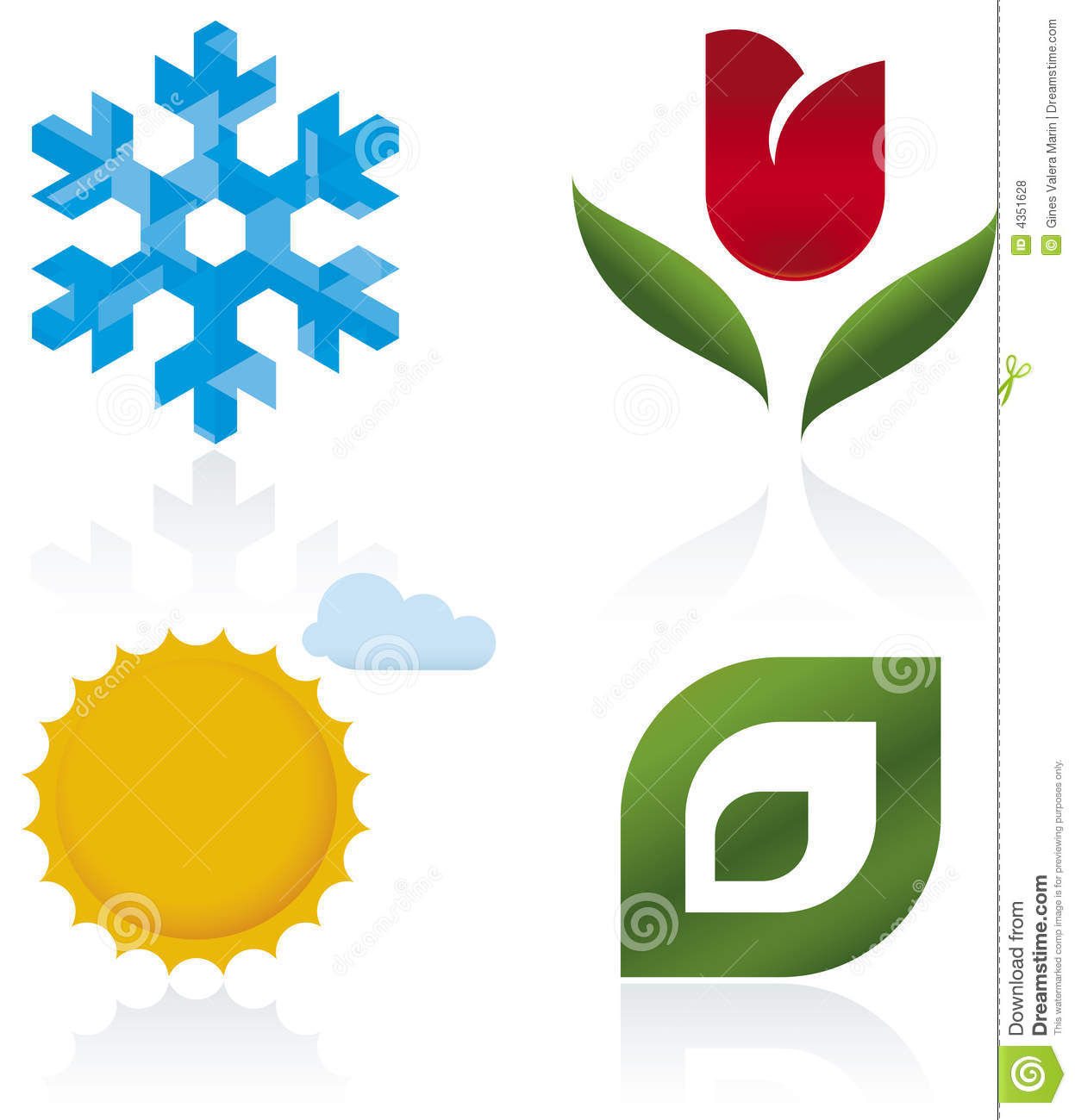 Four Seasons Icons Free