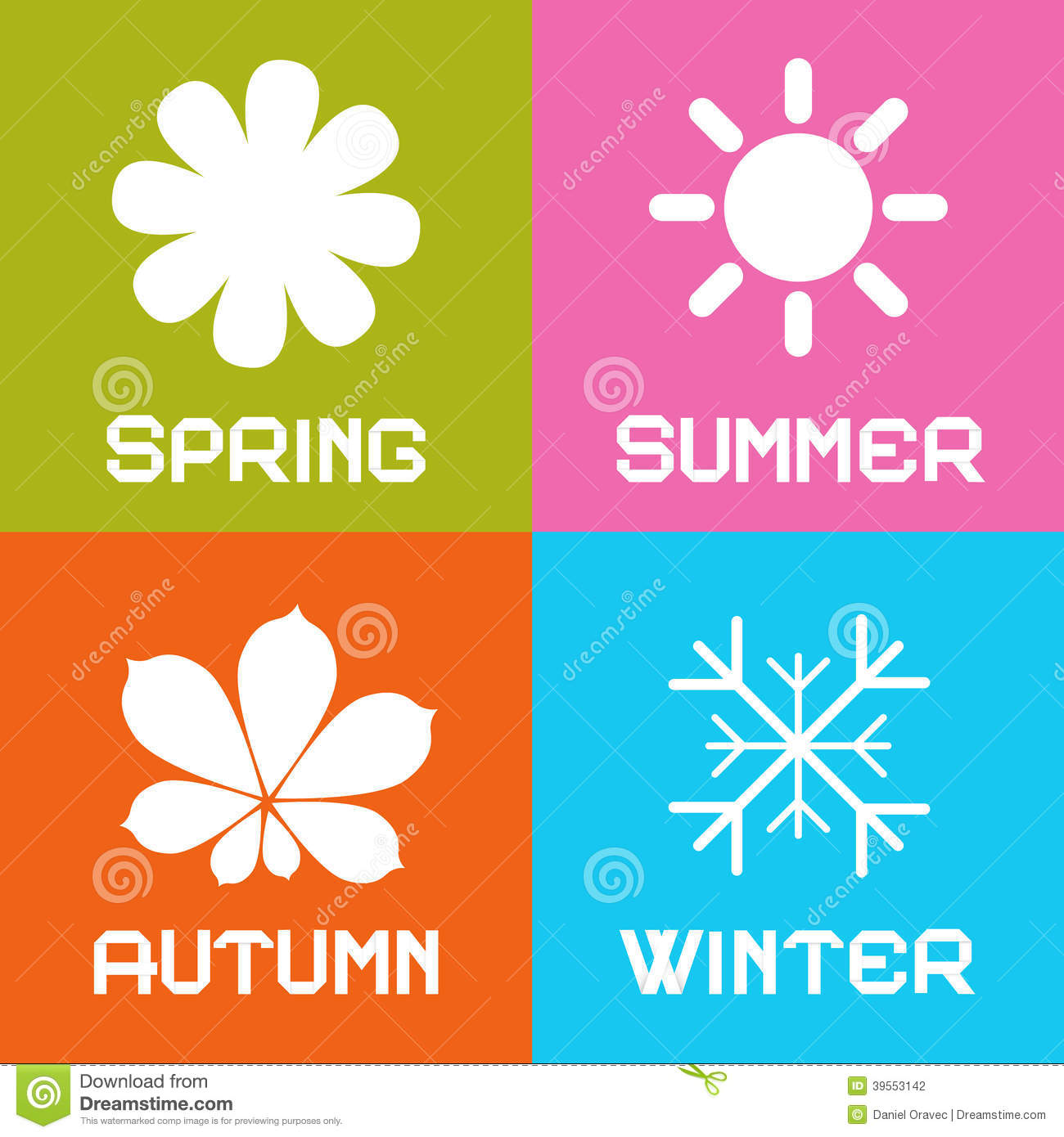 Four Seasons Illustration