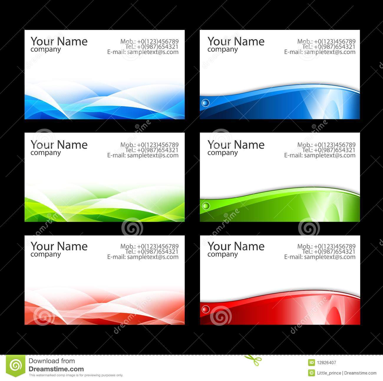 Word 23 Business Card Template