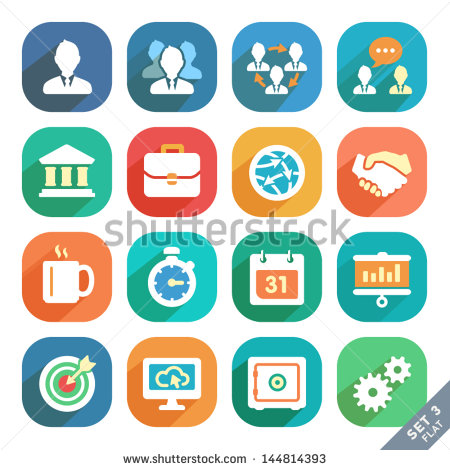 Free Business Icons Flat