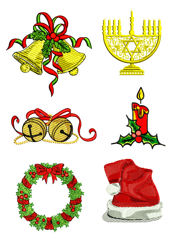 Free Christmas Embroidery Designs