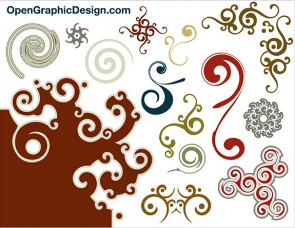 Free Graphic Decorative Swirl Vector