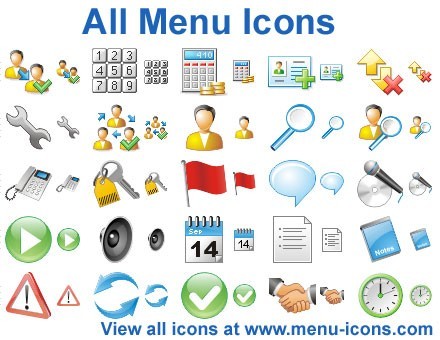 Free Icon Downloads Menu