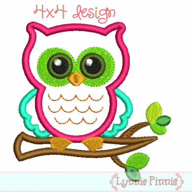 Free Owl Applique Embroidery Design