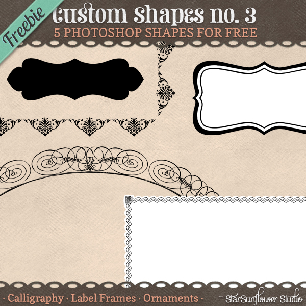 Free Photoshop Custom Shapes Free Photoshop Custom Shapes