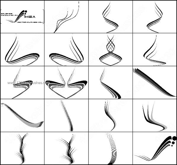 Free Photoshop Shapes Brushes