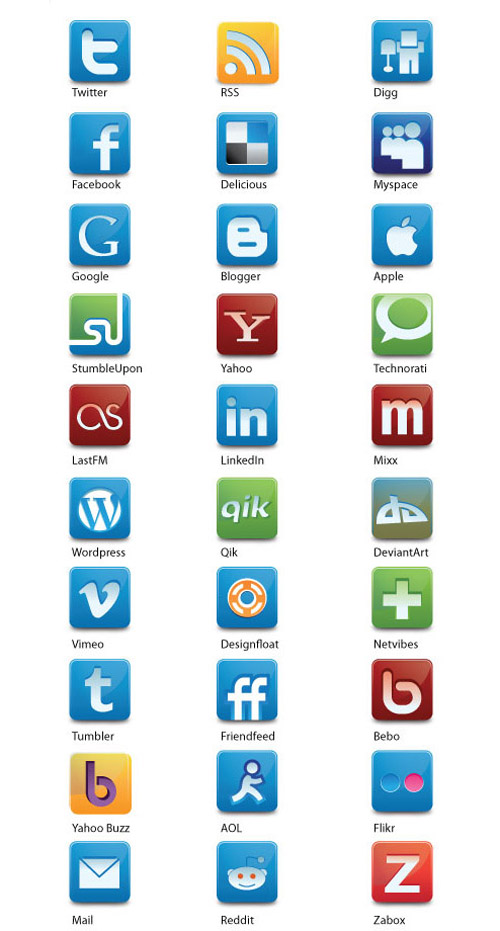 Free Social Media Icon Sets