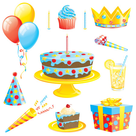 Free Vector Birthday Party