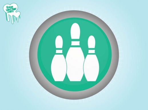 Free Vector Bowling Pins