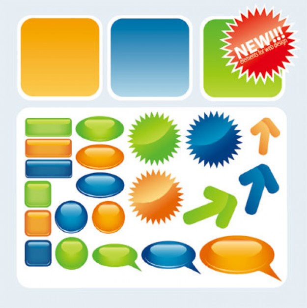 Free Vector Buttons Free Vector Buttons