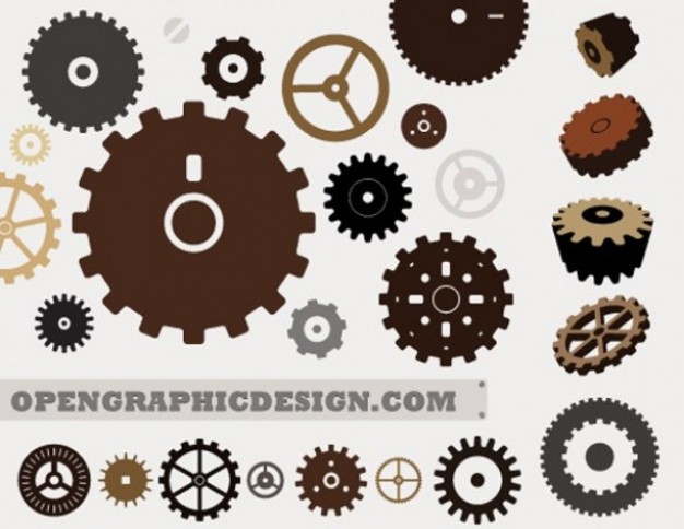 Free Vector Gear Graphics