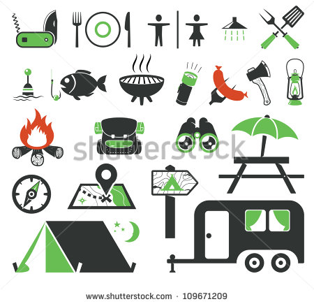 Free Vector Icons Camping