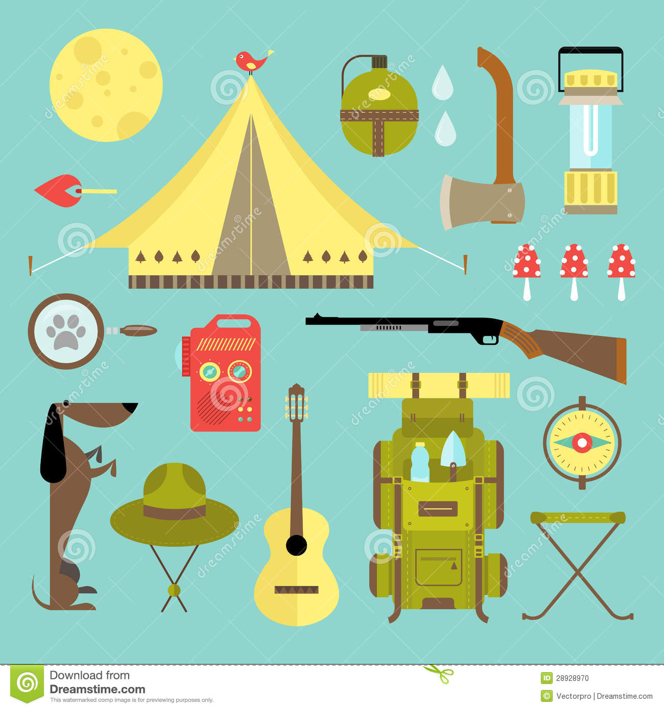 Free Vector Icons Camping