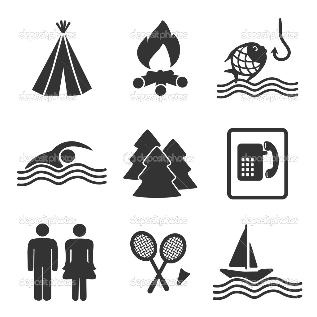 Free Vector Icons Camping