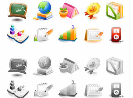 Free Vector Icons School