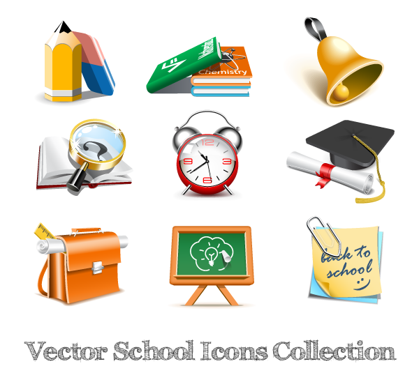 Free Vector Icons School
