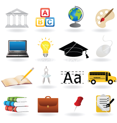 Free Vector Icons School