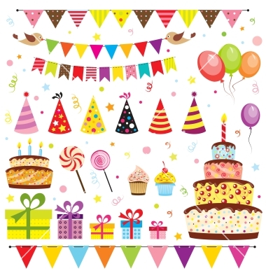 Free Vector Images Birthday Party