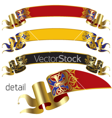 Free Vector Medieval Banners Free Vector Medieval Banners