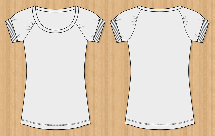 Free Vector Shirt Template